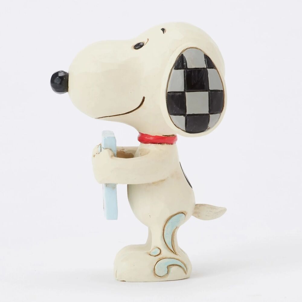 Peanuts by Jim Shore Mini Snoopy with Love Sign