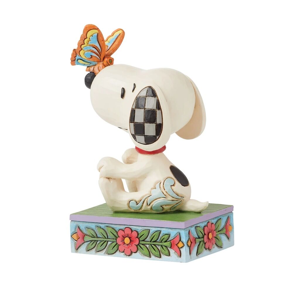 Peanuts by Jim Shore Snoopy Butterfly on Nose