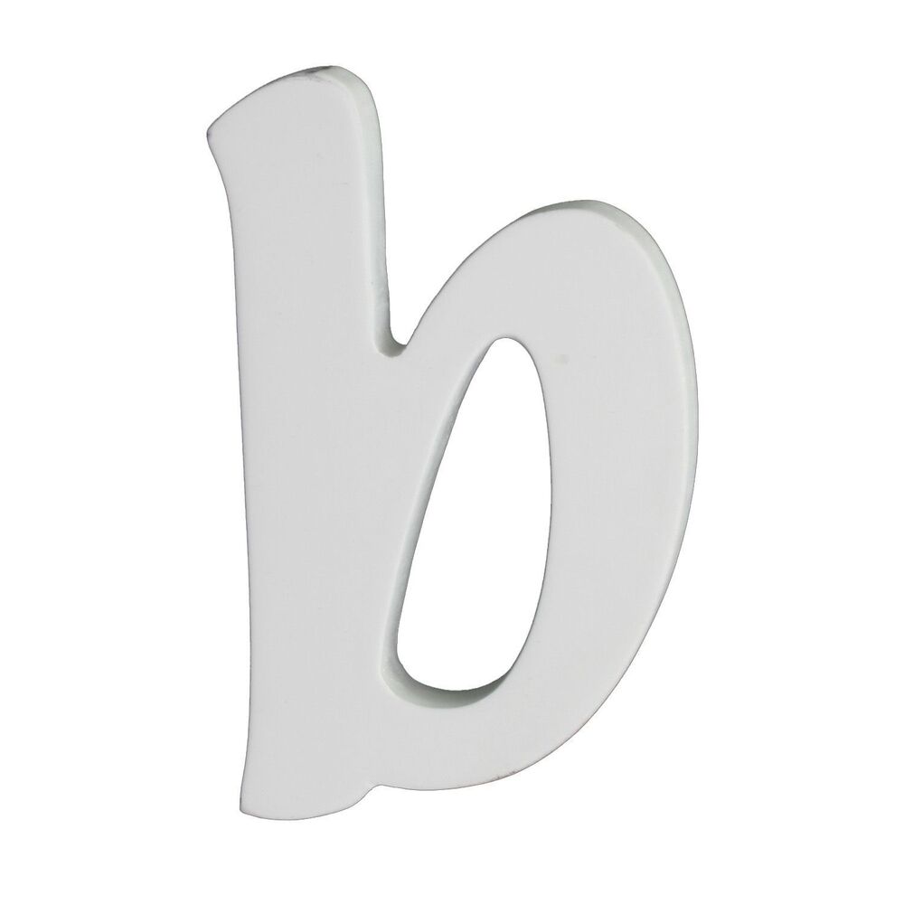 Splosh Wooden Small White Letter B