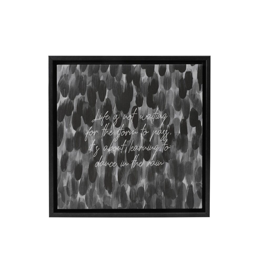Splosh Markings Life Framed Canvas
