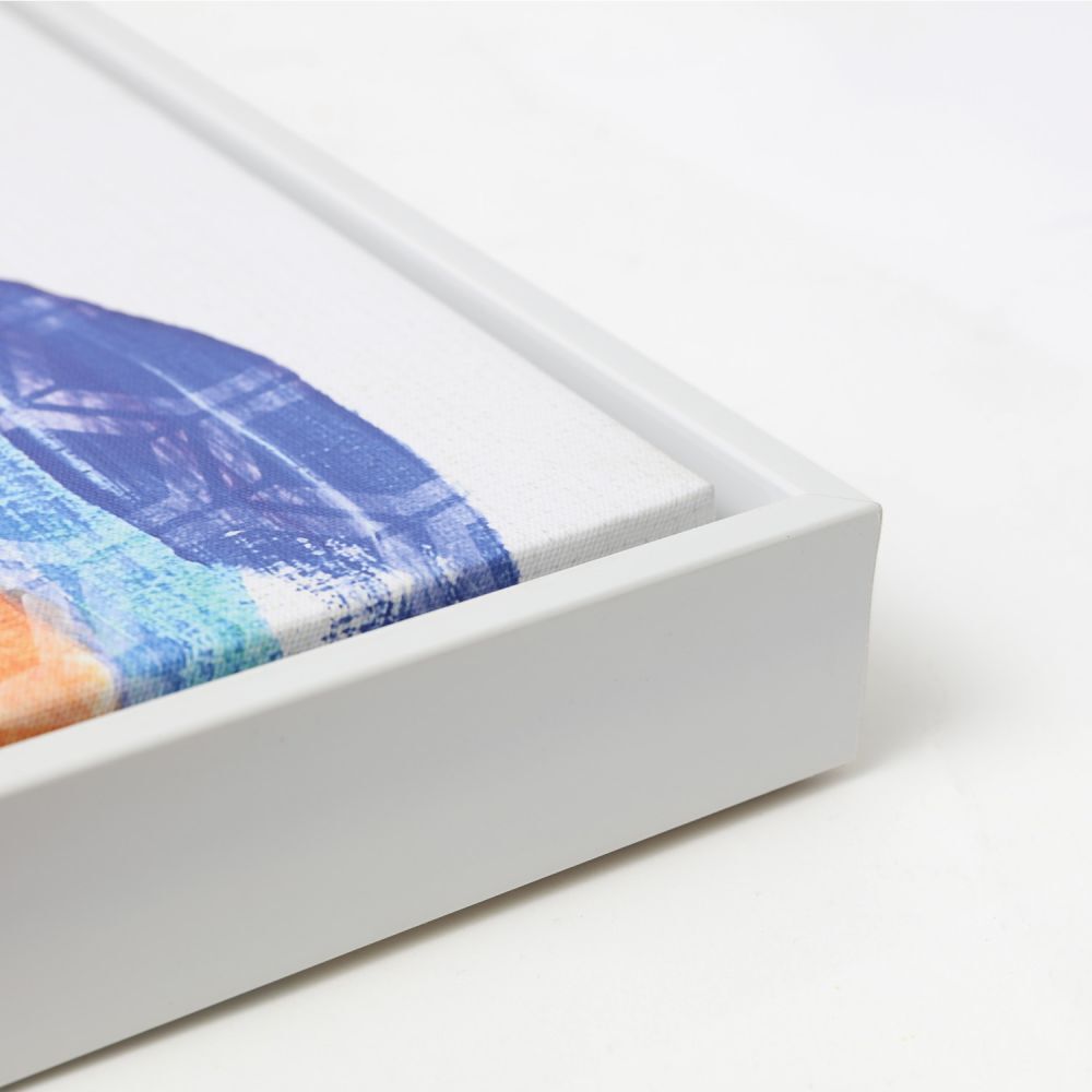 Splosh Bright and Bold Parrot Framed Canvas