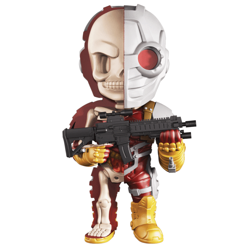 DC Comics Golden Age Deadshot Skeleton XXRAY Deluxe 4" Figure