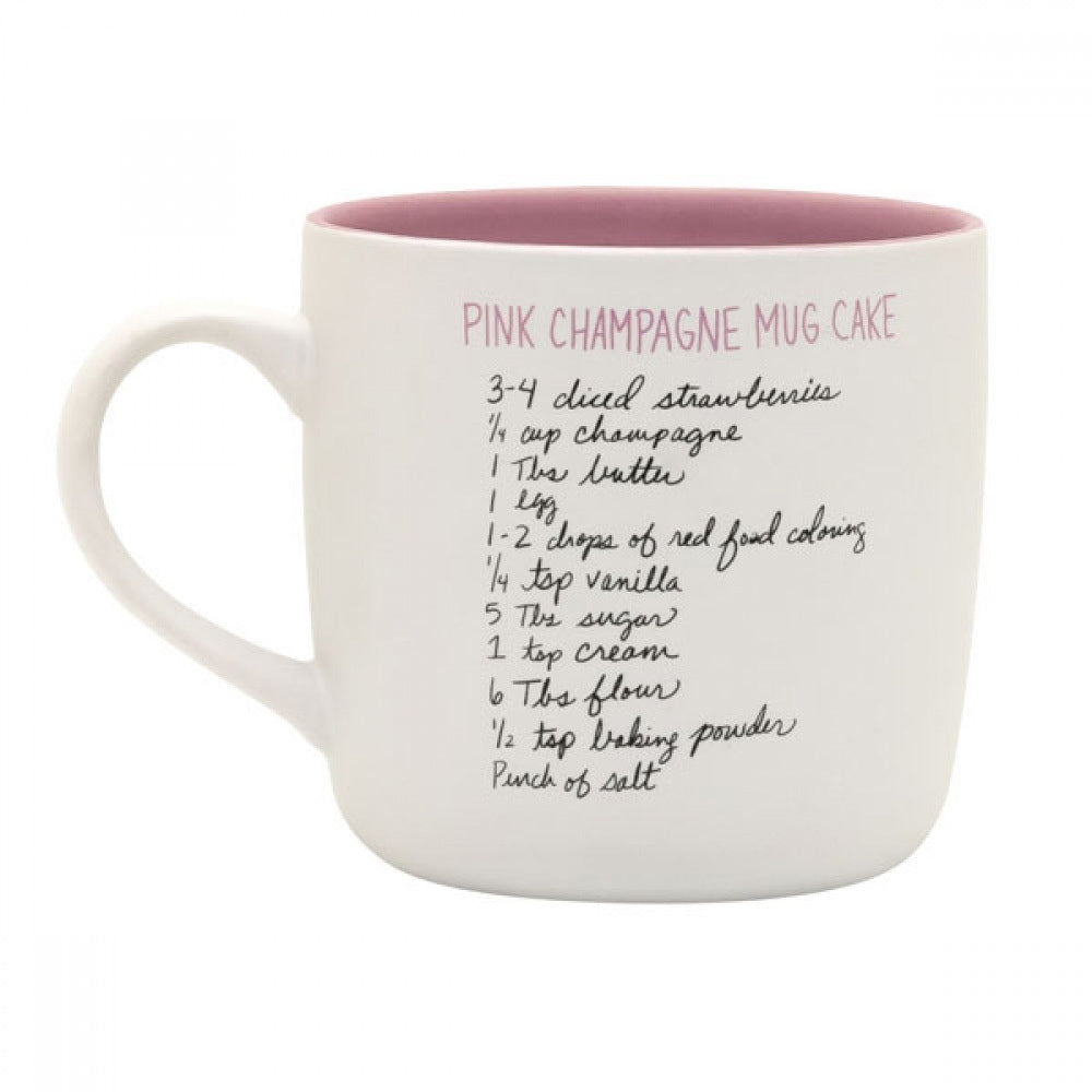 Recipease Cake Mug Pink Champagne