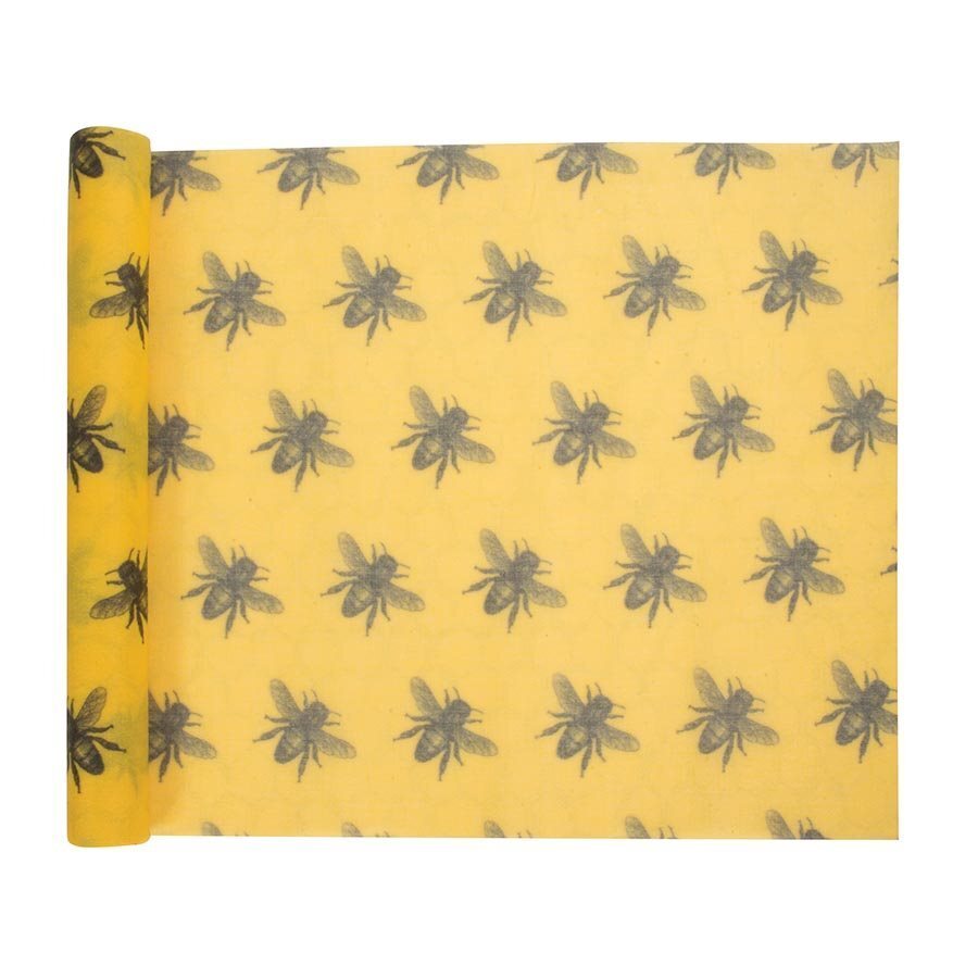 IS Gift ReusableBeeswax FoodWrap Bees 1M