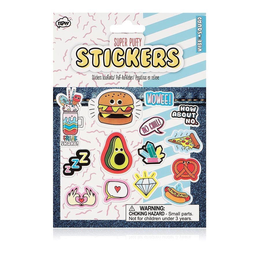 NPW Vibe Squad Puffy Stickers