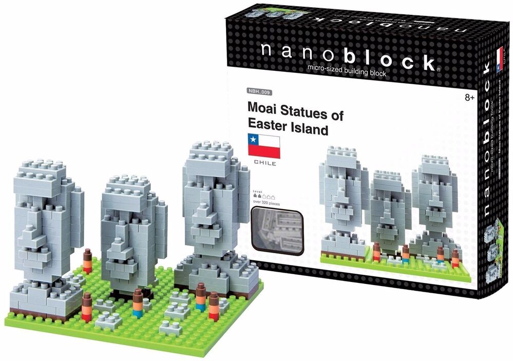 Nanoblock Moai Statues On Easter Island NBH_009
