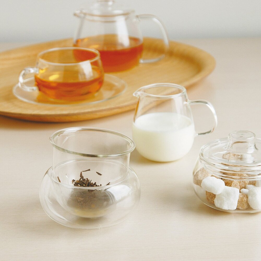 Kinto Unitea Cup & Saucer 230ml Glass
