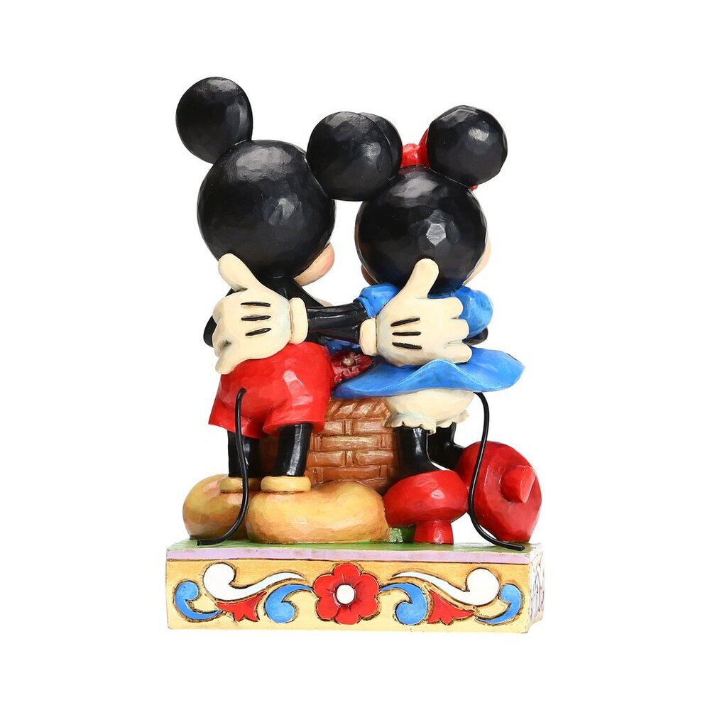 Jim Shore Disney Traditions Mickey & Minnie With Flower Basket