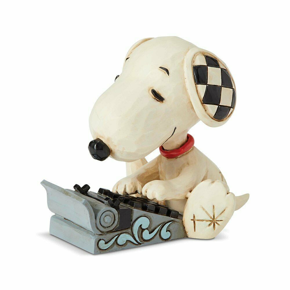 Peanuts by Jim Shore Typing Snoopy World Famous Author