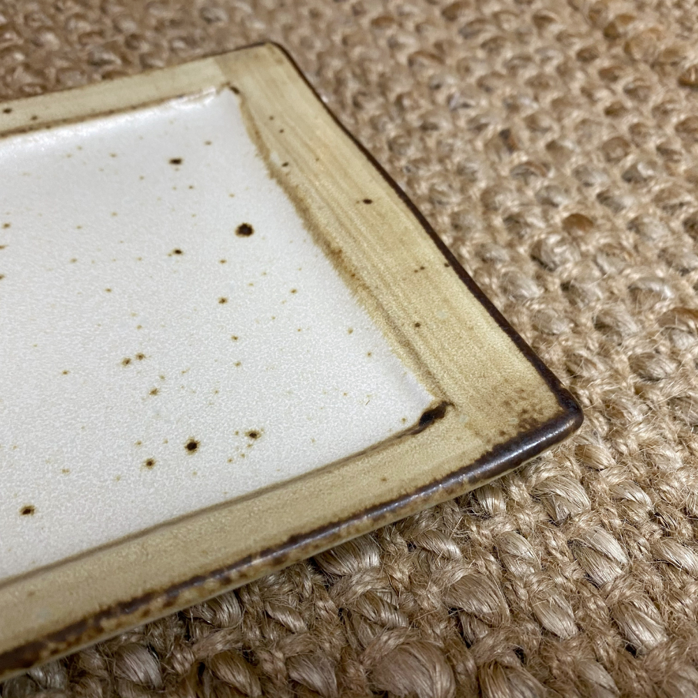 Rokuro Kakusho Porcelain Rectangle Plate 31cm