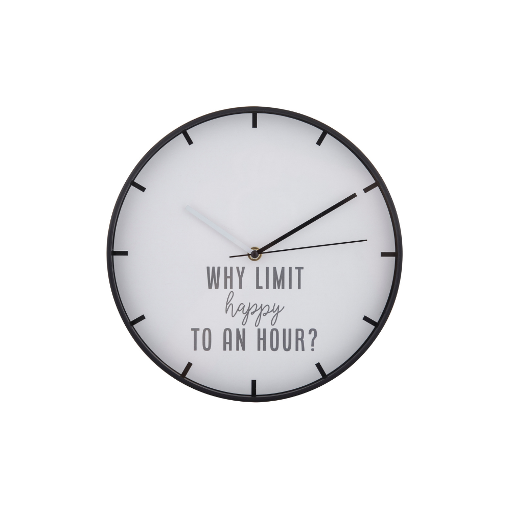 Emporium Happy Hour Wall Clock
