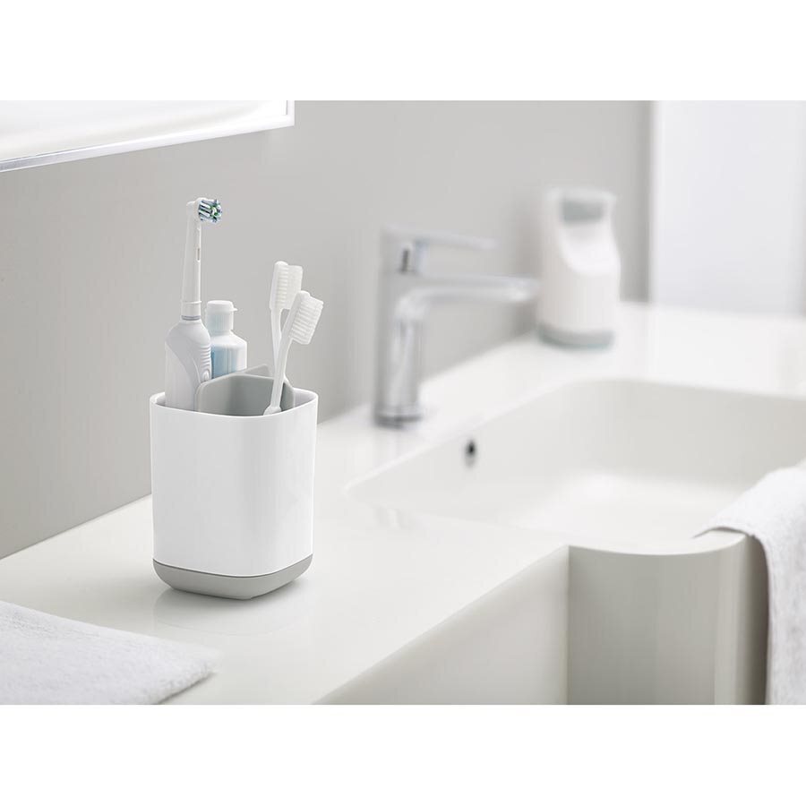 Joseph Joseph EasyStore Small Toothbrush Caddy Grey