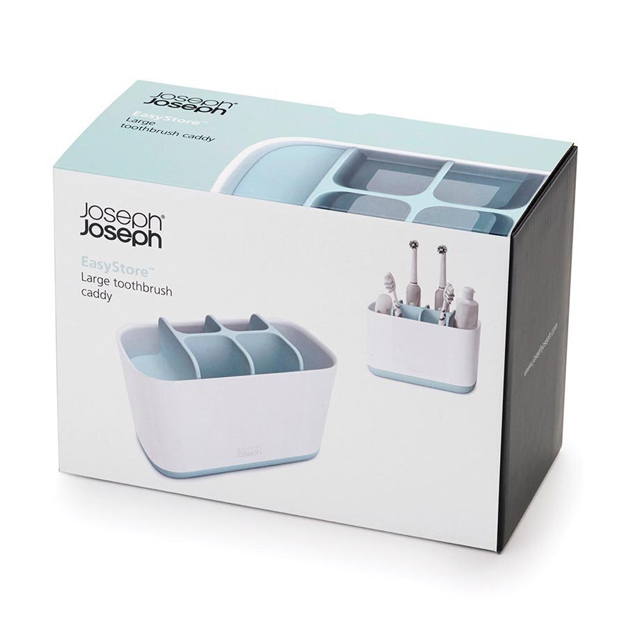 Joseph Joseph EasyStore Large Toothbrush Caddy Blue