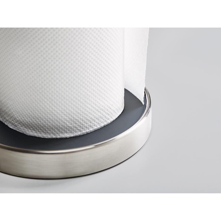 Joseph Joseph Push & Tear Kitchen Roll Holder Grey