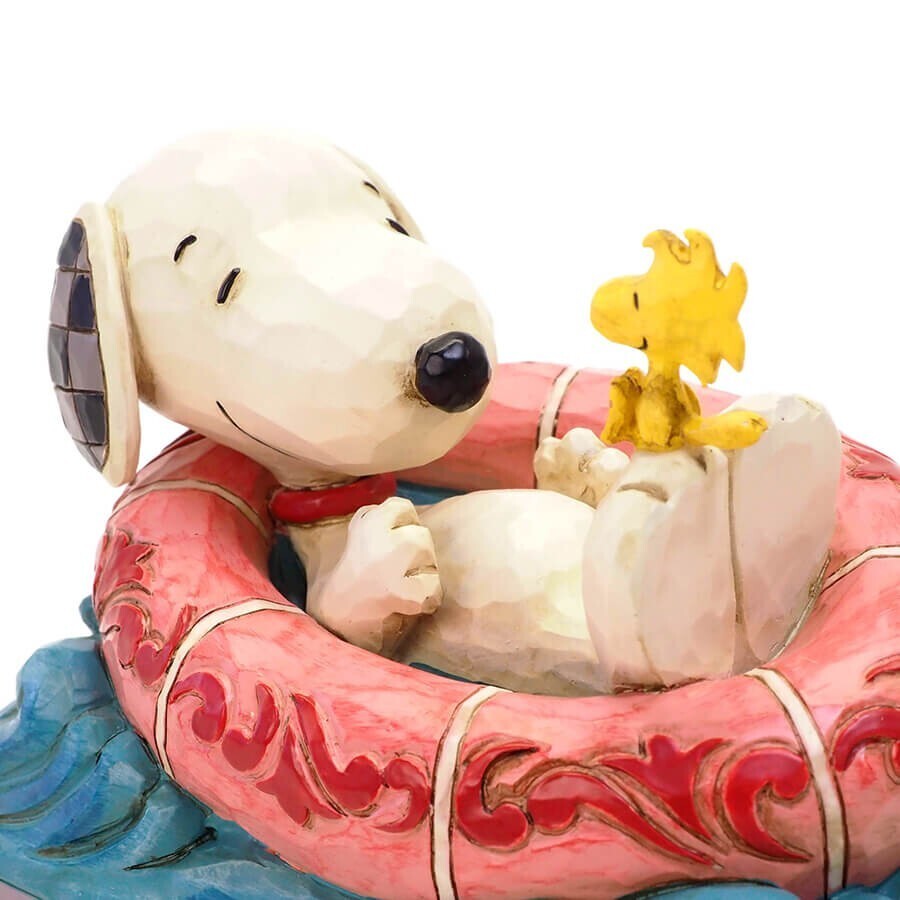 Peanuts by Jim Shore Snoopy Woodstock in Floatie