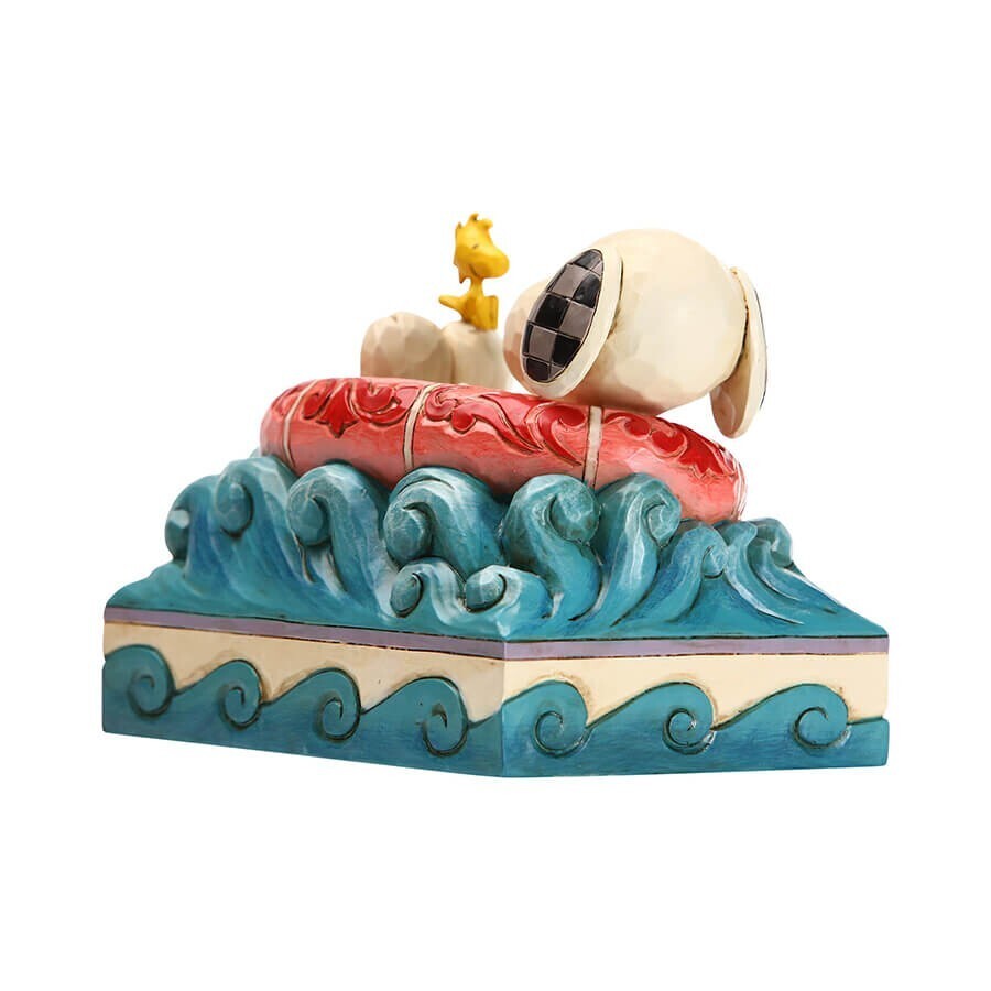 Peanuts by Jim Shore Snoopy Woodstock in Floatie