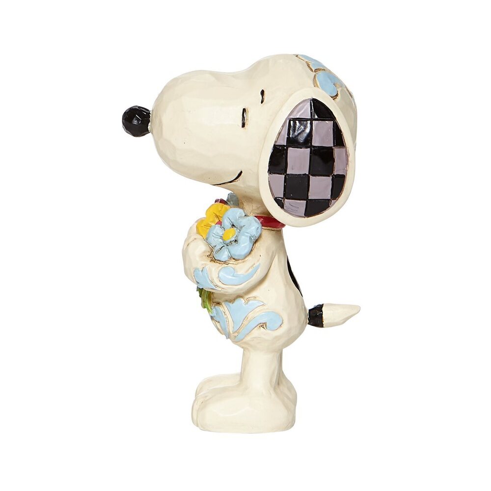 Peanuts by Jim Shore Mini Snoopy with Flowers