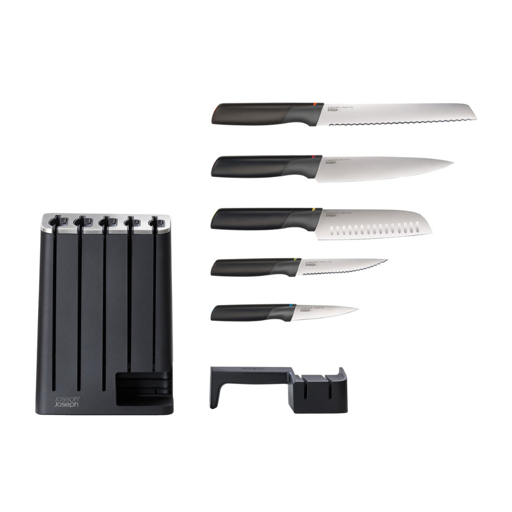 Joseph Joseph Elevate 5-piece SlimBlock Knife Set with Sharpener