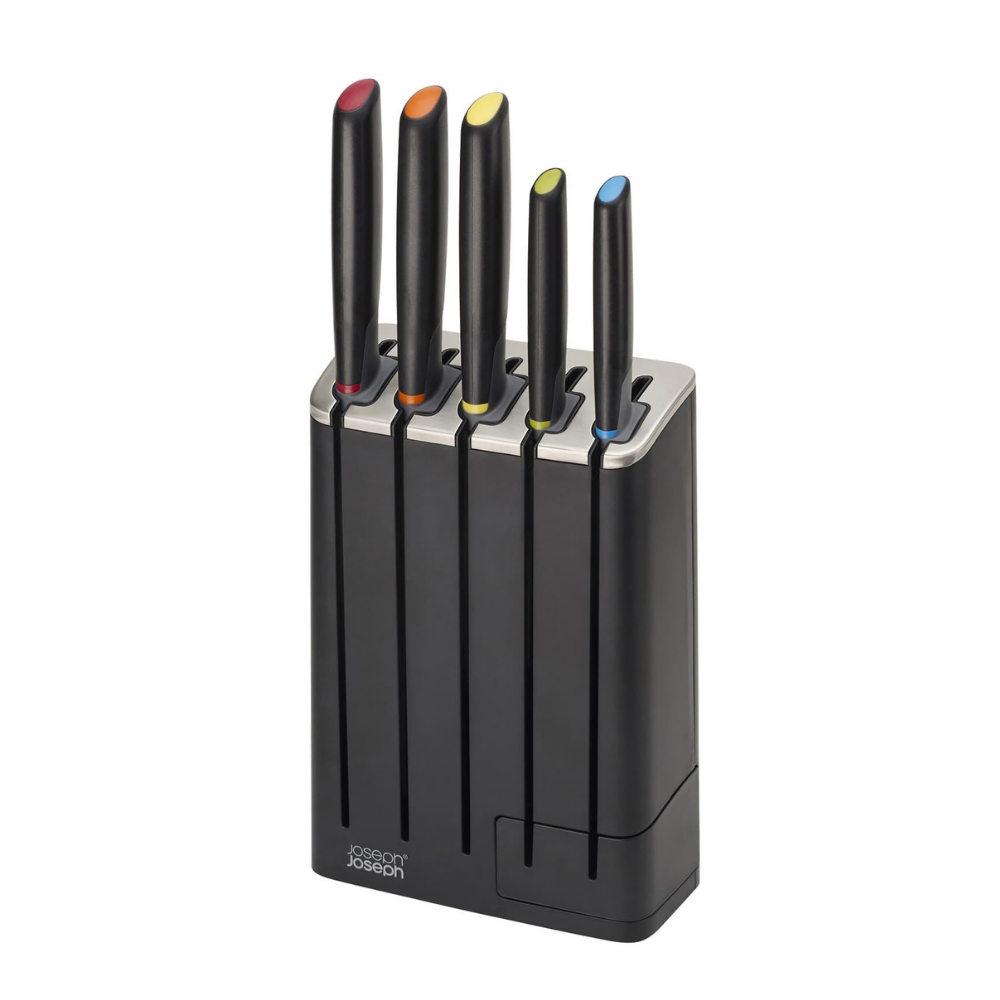 Joseph Joseph Elevate 5-piece SlimBlock Knife Set with Sharpener