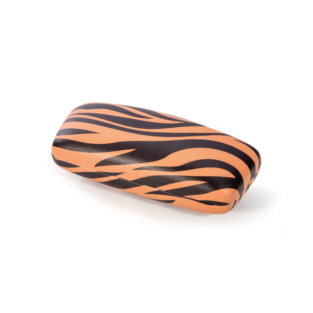 IS GIFT Glasses Case Animal Print Assorted