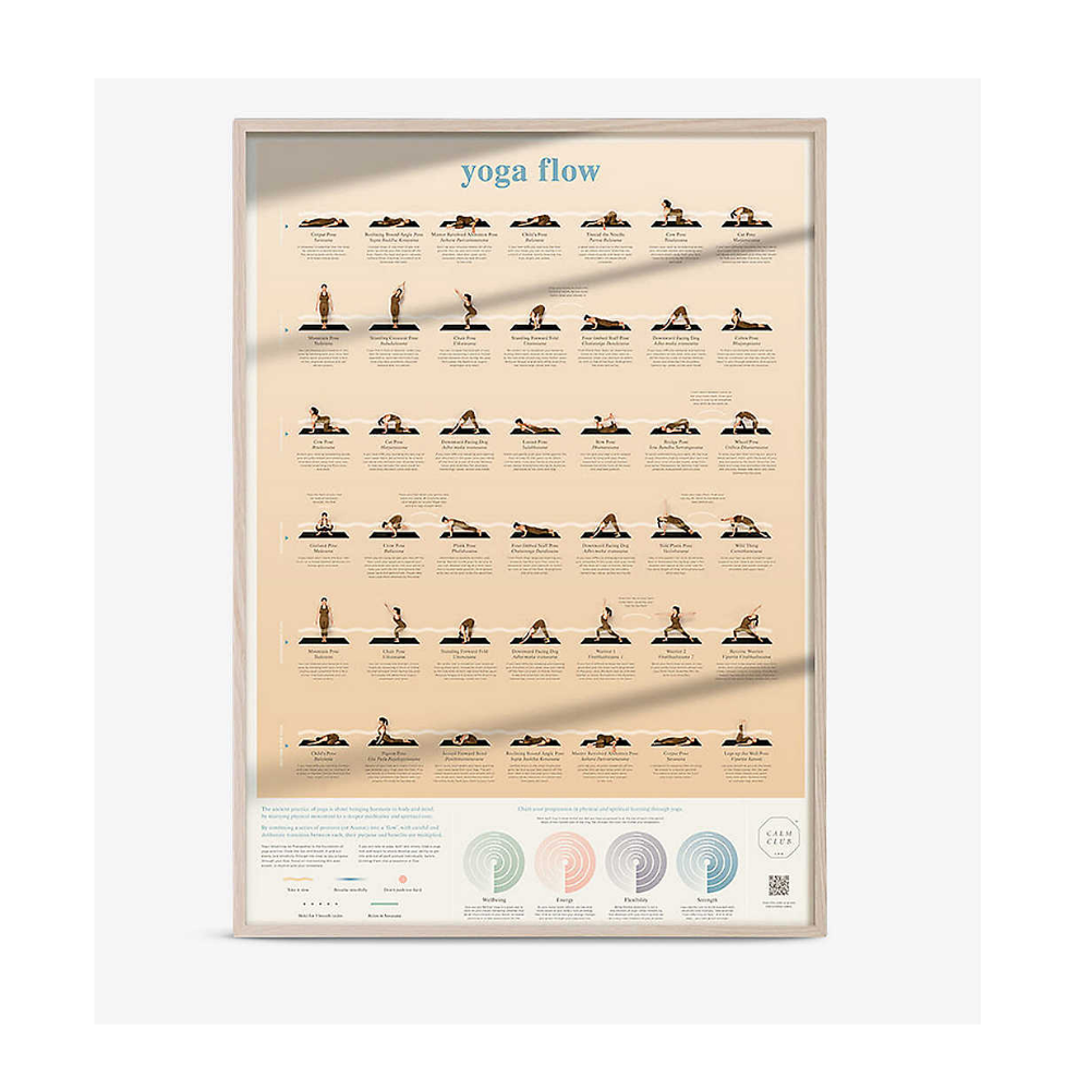 Calm Club Yoga Flow Poster