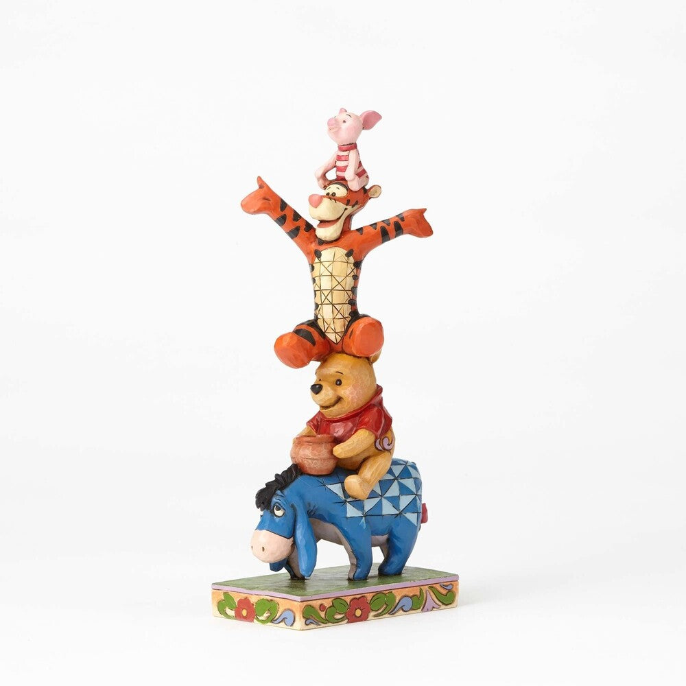 Disney Traditions Eeyore Pooh Tigger & Piglet Stacked