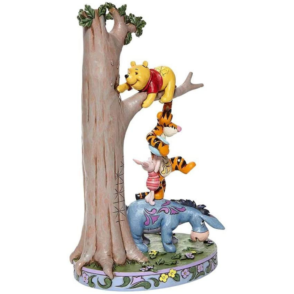 Disney Traditions Winnie The Pooh and Friends Climbing A Tree