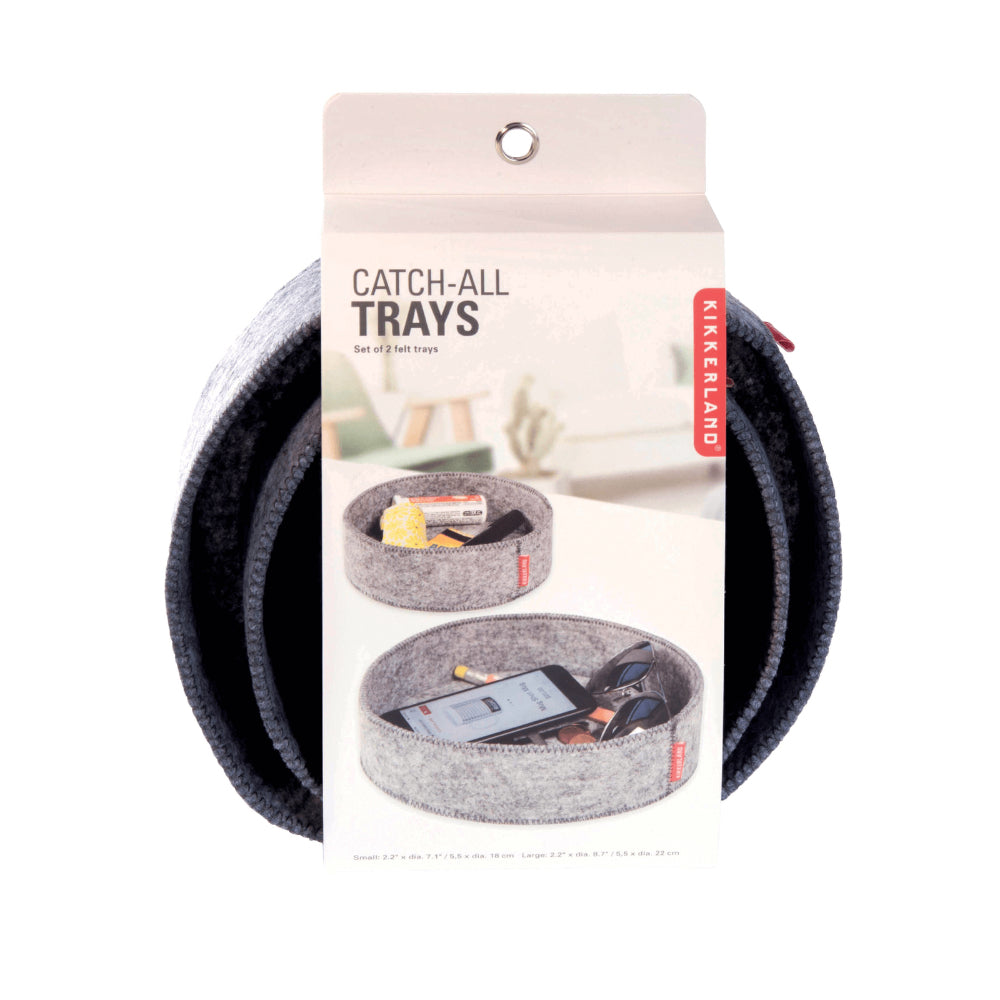 Kikkerland Catch-All Trays (Set of 2)