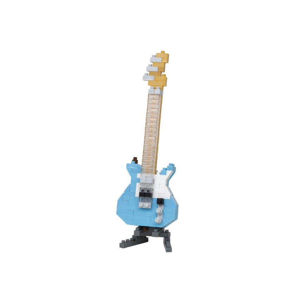 Nanoblock NBC_346 Electric Guitar Pastel Blue