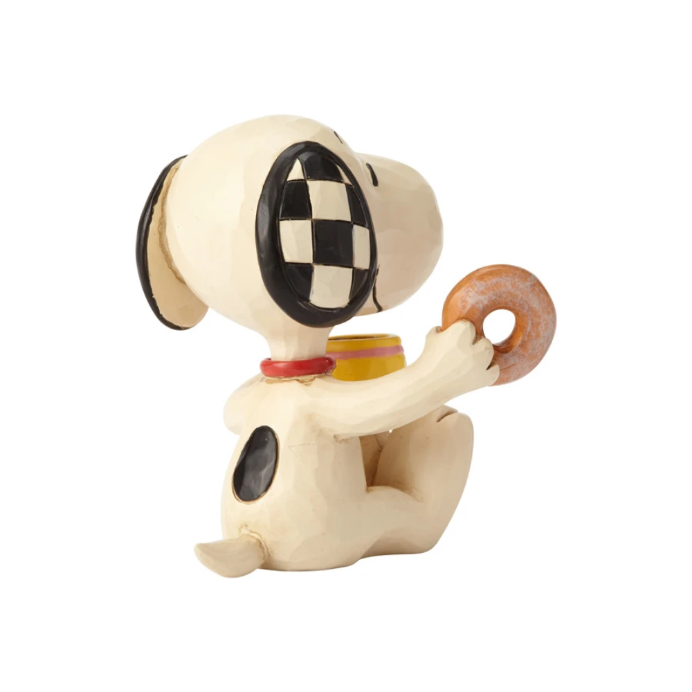 Peanuts by Jim Shore 3" Mini Snoopy with Donut & Coffee