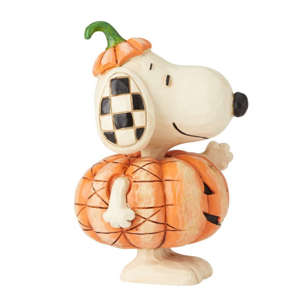 Peanuts by Jim Shore Mini Snoppy Pumpkin 9cm