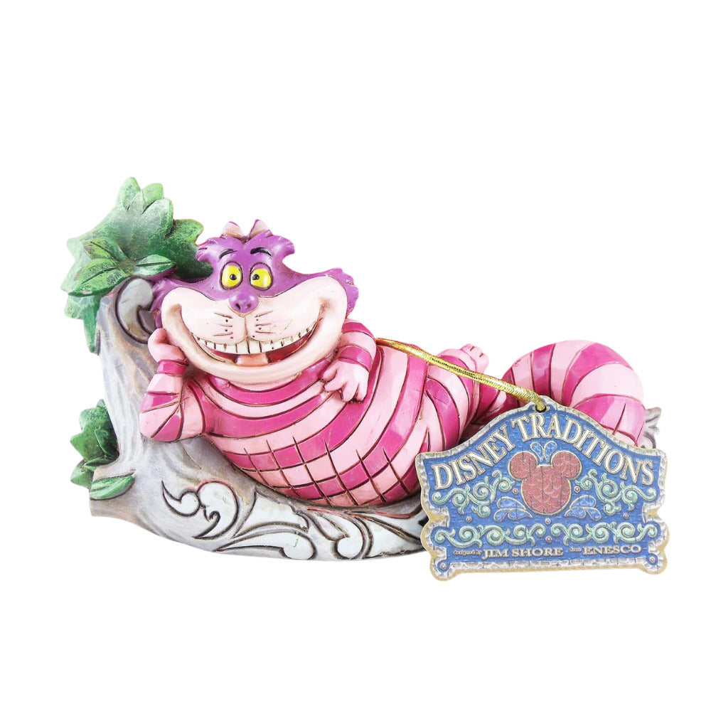 Disney Traditions Cheshire Cat on Tree - The Cat's Meow