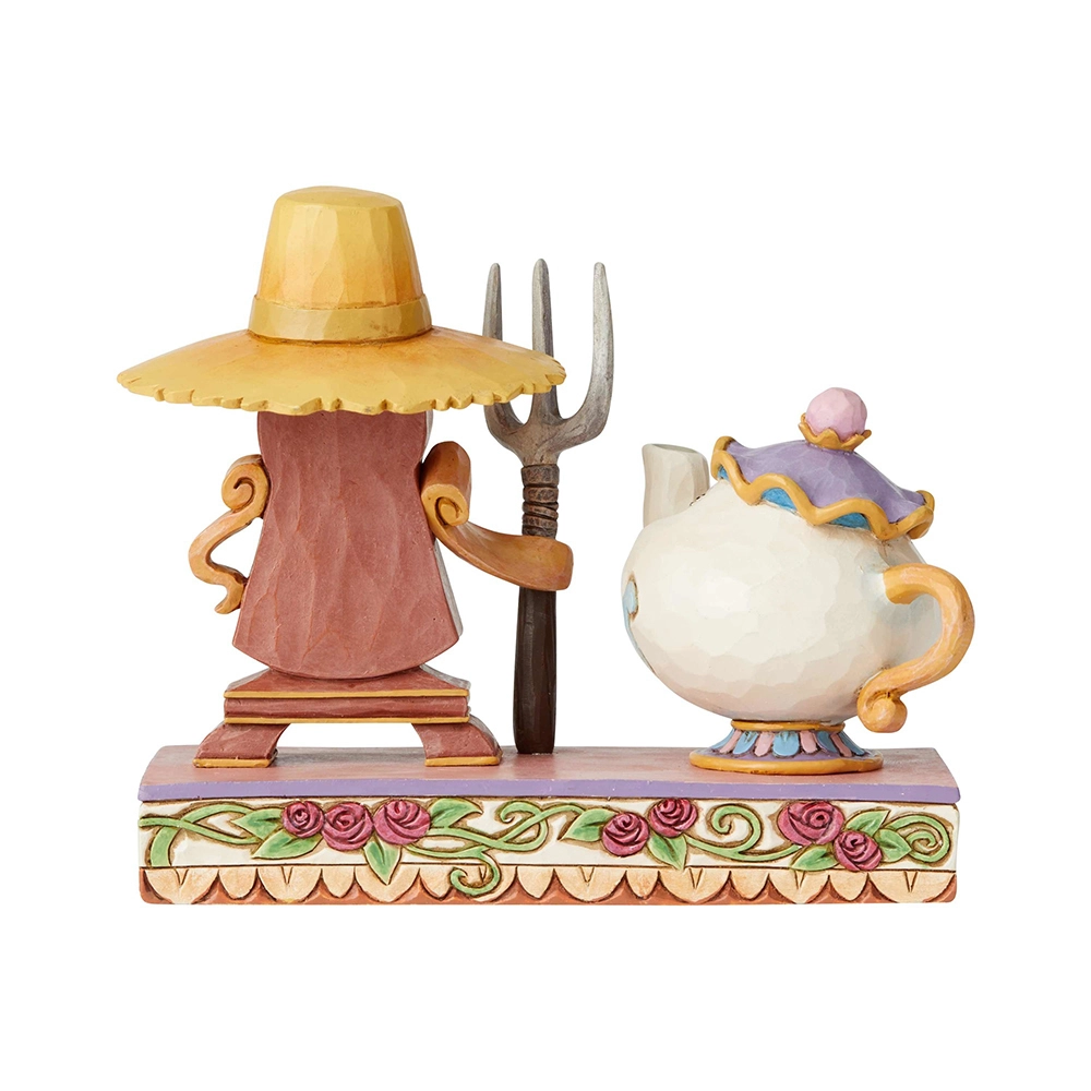 Disney Traditions Workin Round the Clock Mrs Potts & Cogsworth