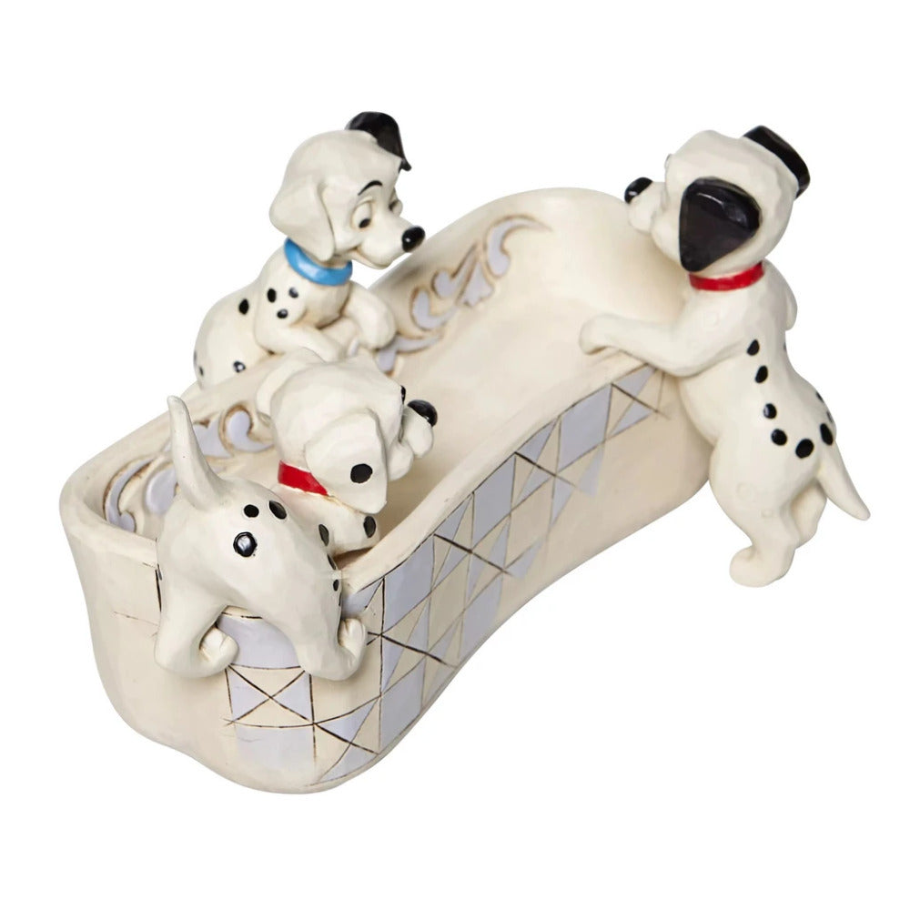 Disney Traditions 101 Dalmatians Puppy Bowl Bone Dish
