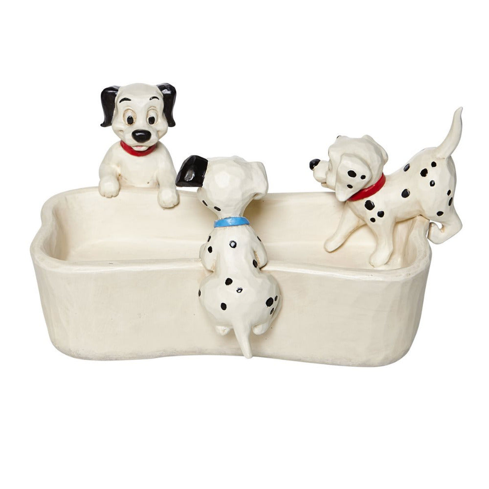 Disney Traditions 101 Dalmatians Puppy Bowl Bone Dish