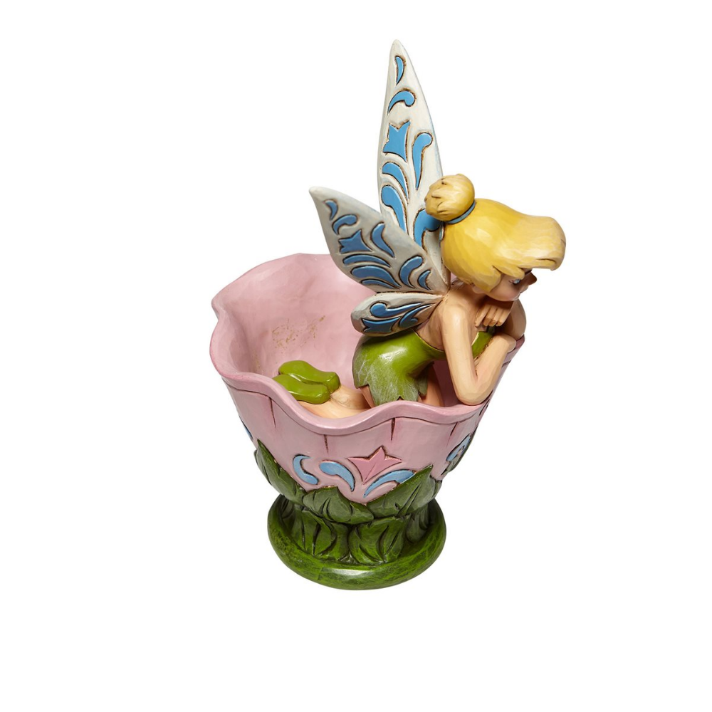 Disney Traditions Tink Tinker Bell Sitting in Flower