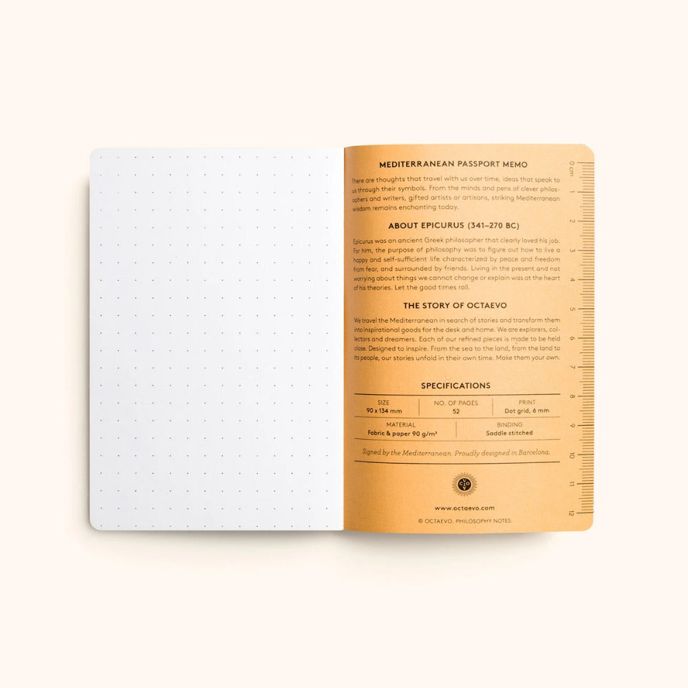 Octaevo Passport Philosophy Notes Notebook (Set of 3)