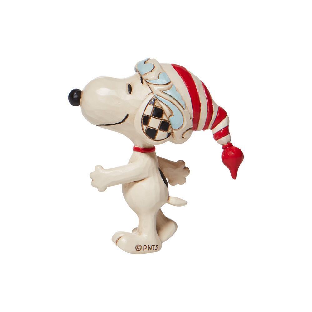 Peanuts by Jim Shore Mini Snoopy with Red & White Hat