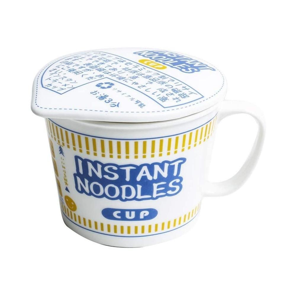Ceramic Instant Noodles Cup with Lid