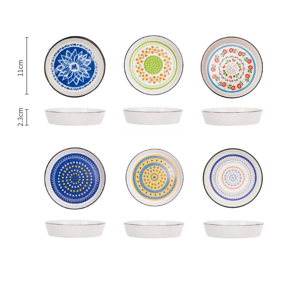 Charlotte Spring Ceramic Mini Dipping Dish (Set of 6)