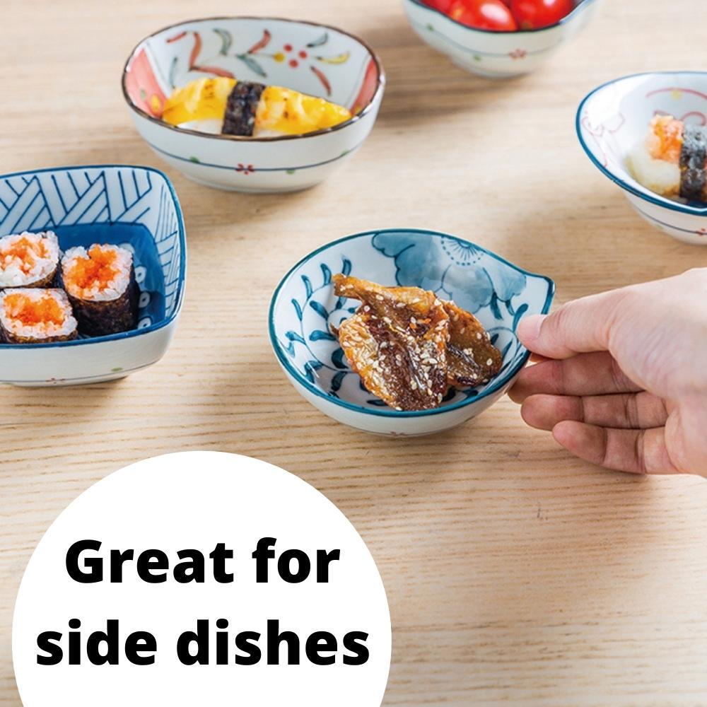 Japanese Style Special Shape Dipping Dish (Set of 7)