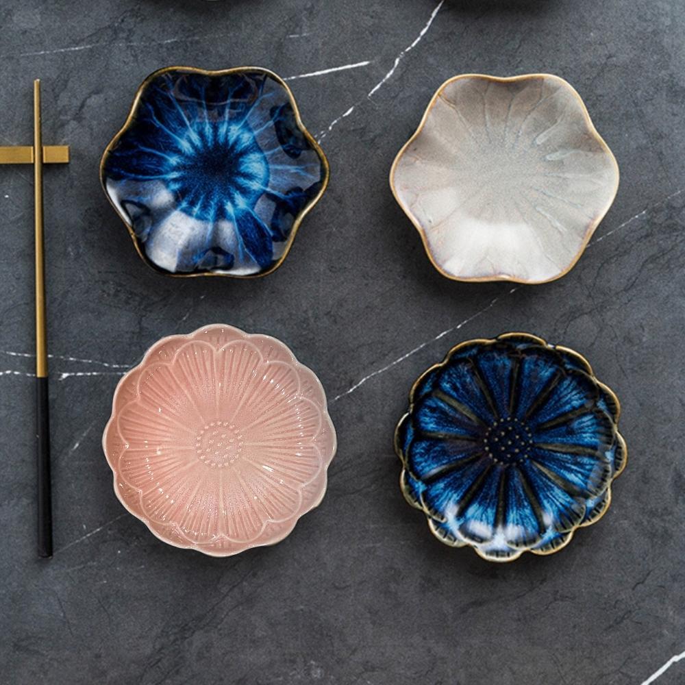 Blue Sakura Ceramic Mini Dish (Set of 2)