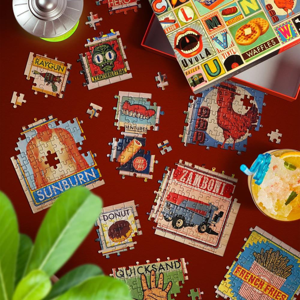 Fred & Friends XYZ Blocks 1000 Piece Puzzle