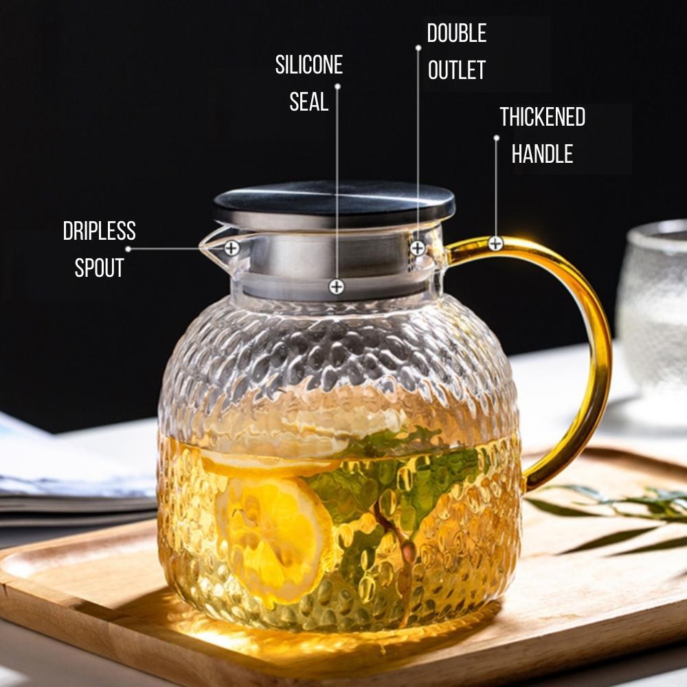Christie Frosted Glass Water Jug 1.8L