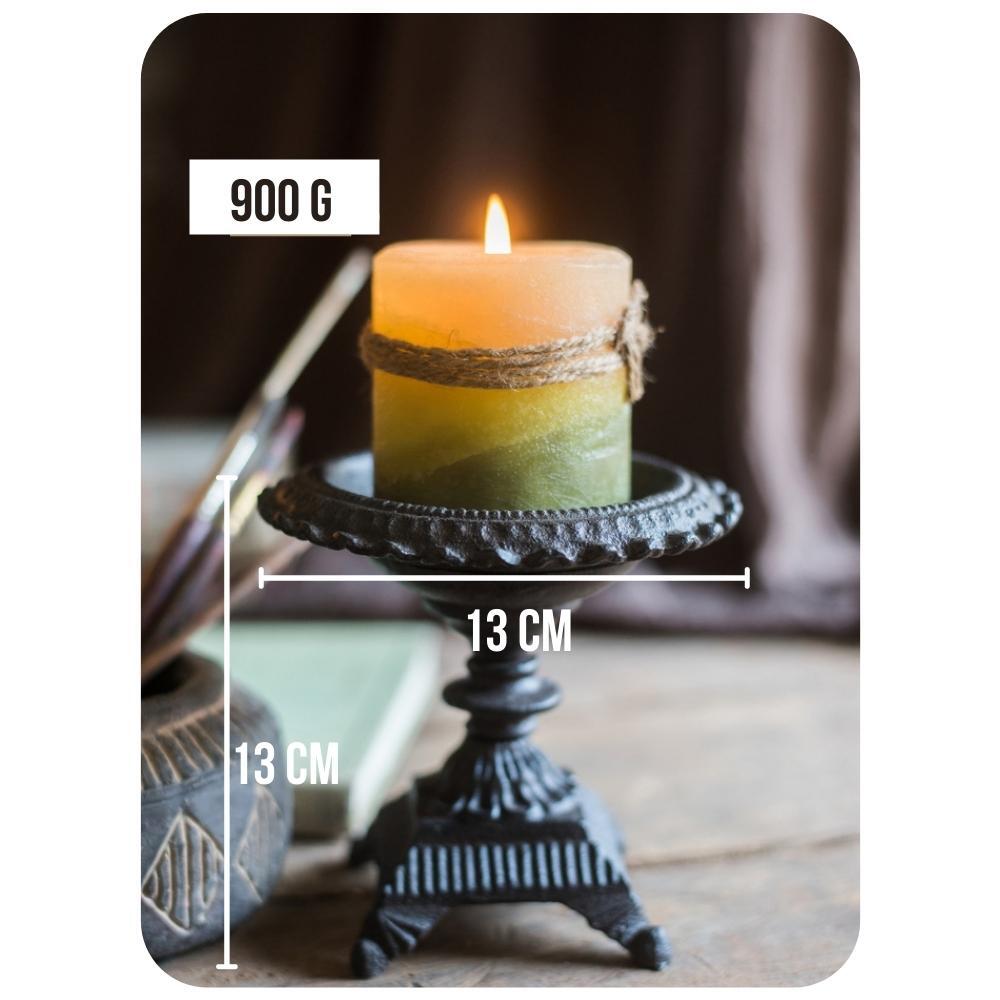Vintage Cast Iron Candle Holder