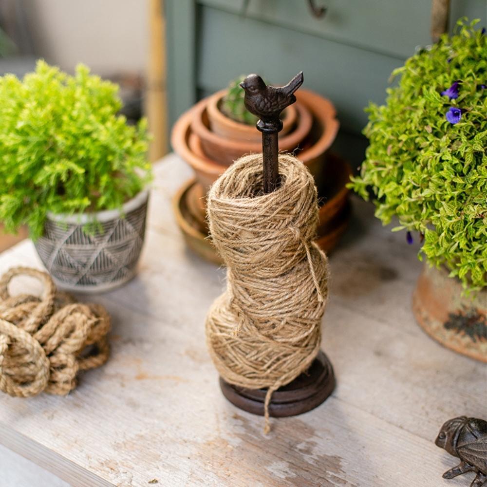 Vintage Cast Iron Kitchen Roll Holder - Bird