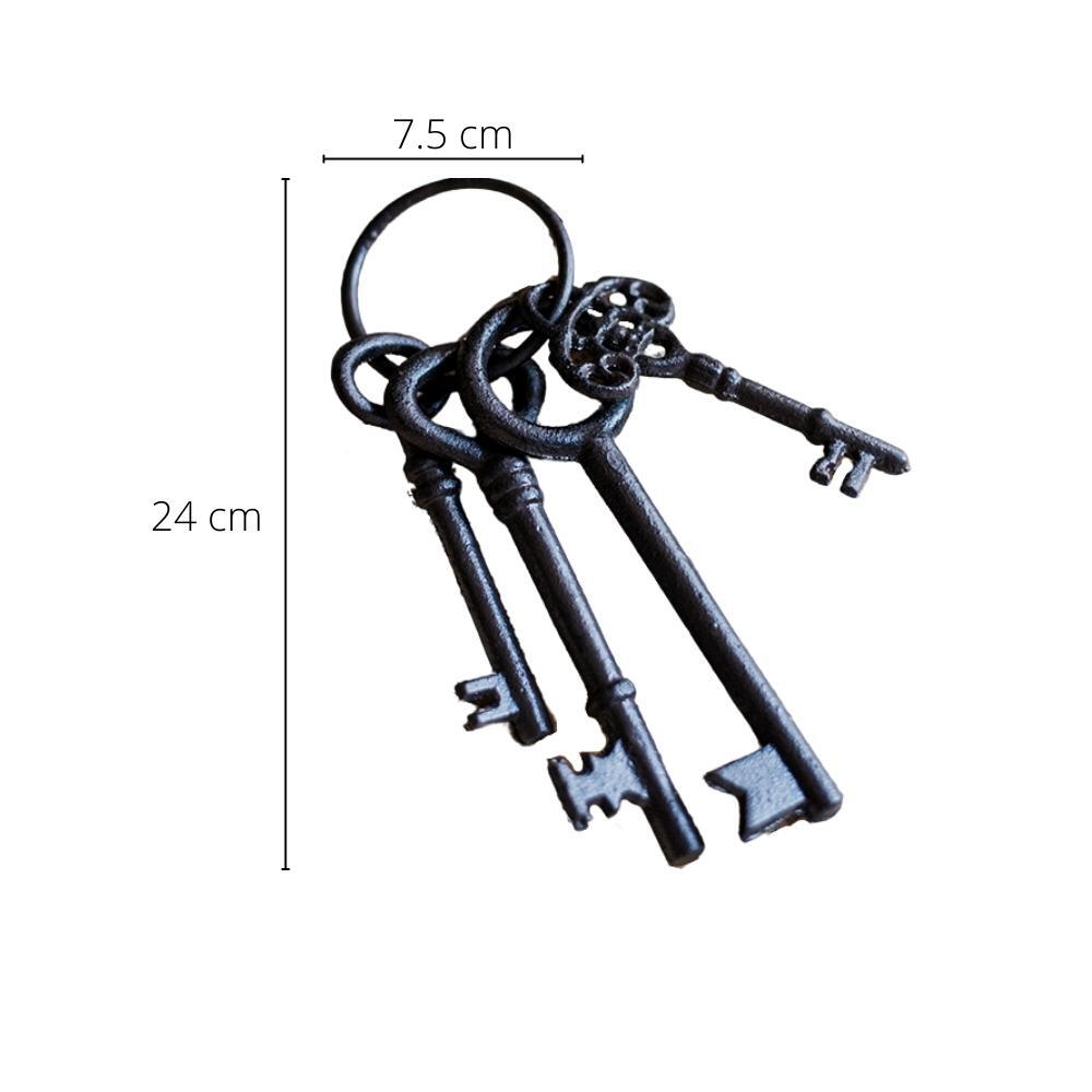 Vintage Cast Iron Wind Chime Keys