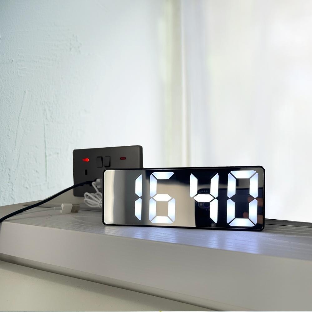 Digital LED Mirror Display Alarm Clock