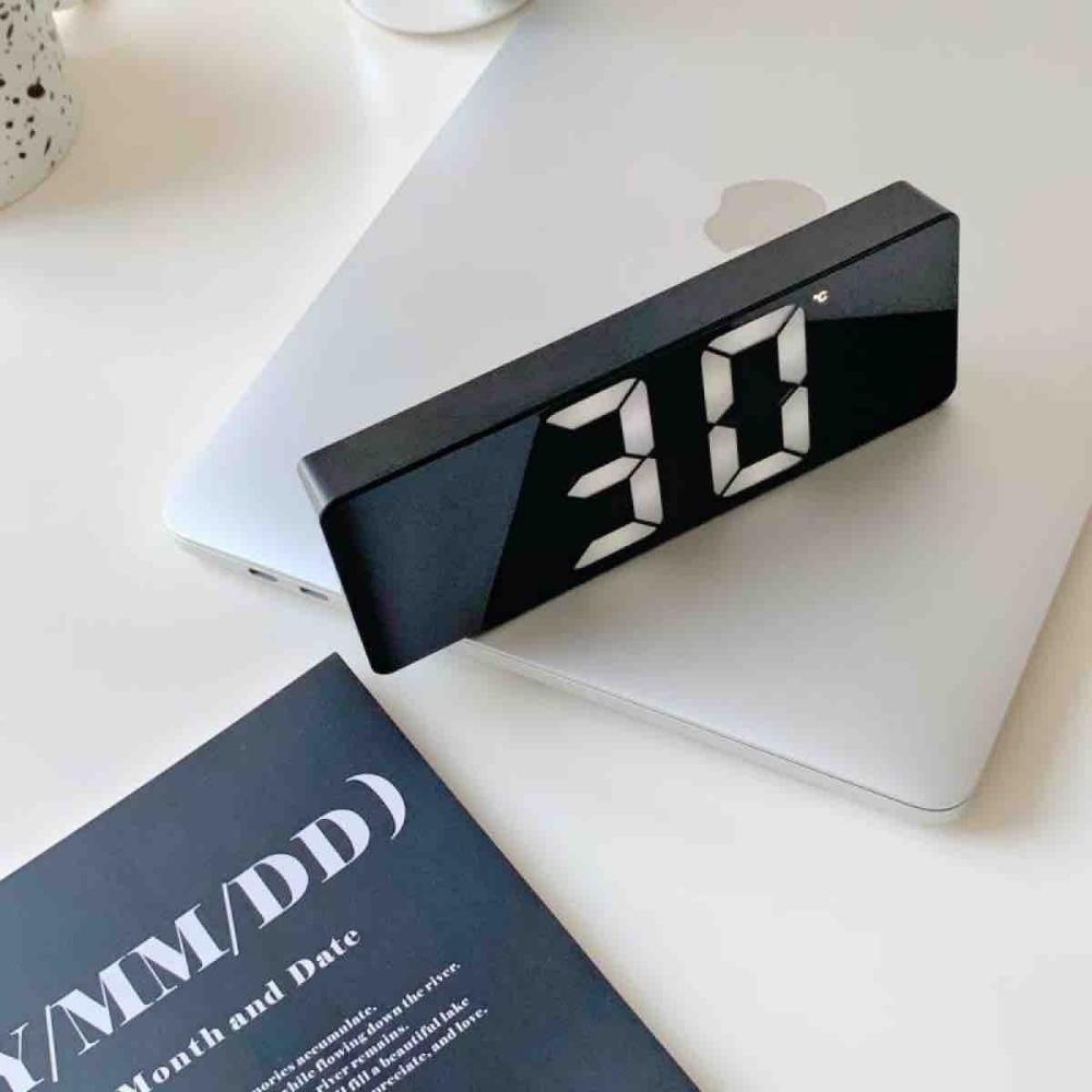 Digital LED Mirror Display Alarm Clock