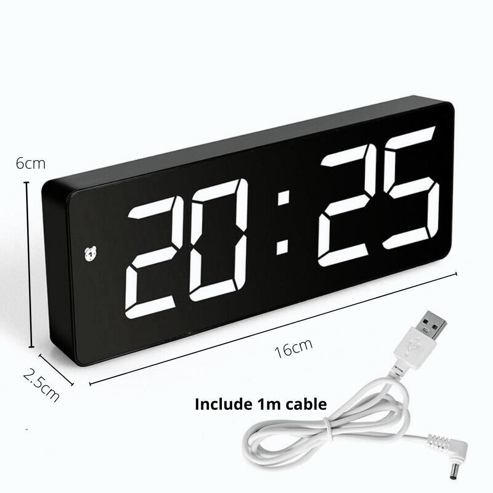 Digital LED Mirror Display Alarm Clock